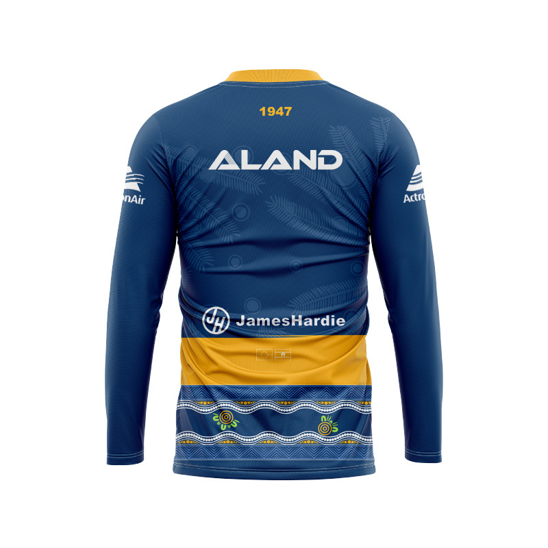 NRL Parramatta Eels 2025 Indigenous Long Sleeve Jersey