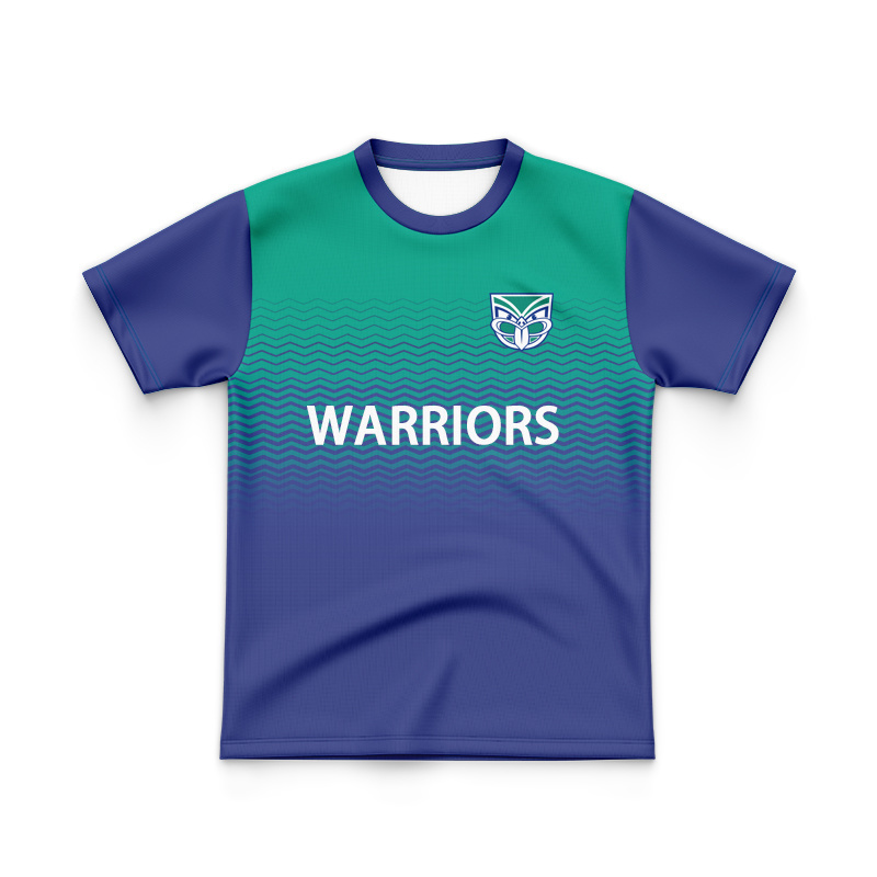 Kid's NRL New Zealand Warriors 2025 Bleacher Adults Tech Jersey
