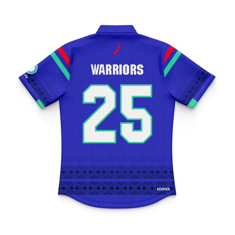 Kid's New Zealand Warriors 2025 Dynasty Las Vegas Polo Jersey