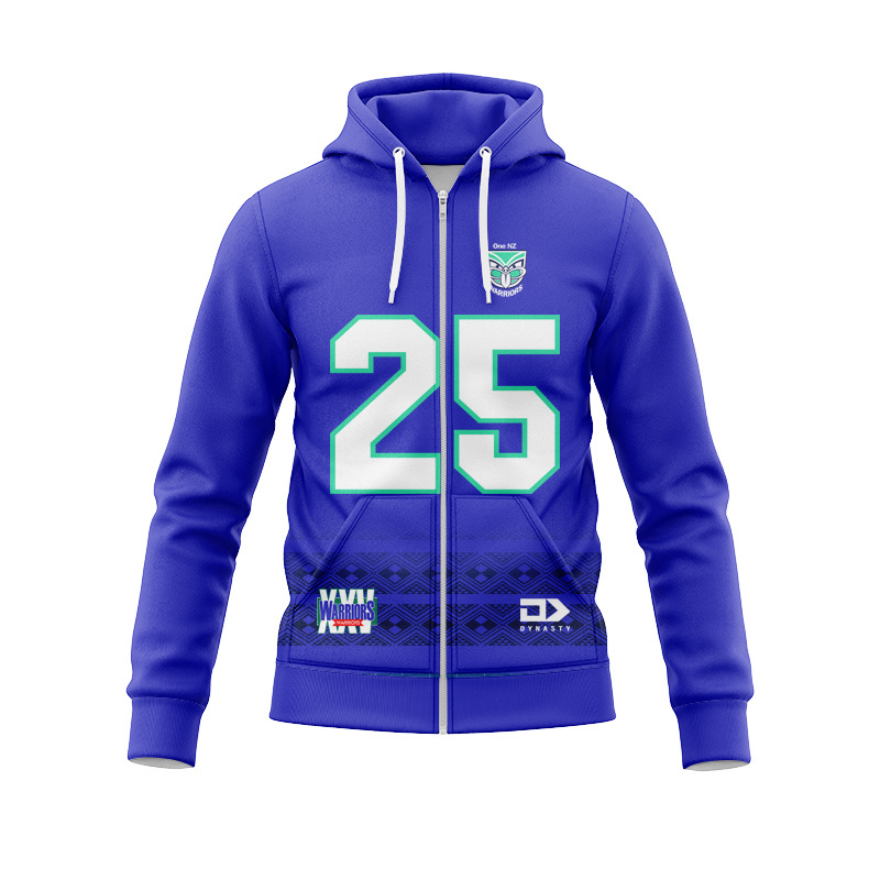 New Zealand Warriors 2025 Dynasty Las Vegas Zipper Hoodie