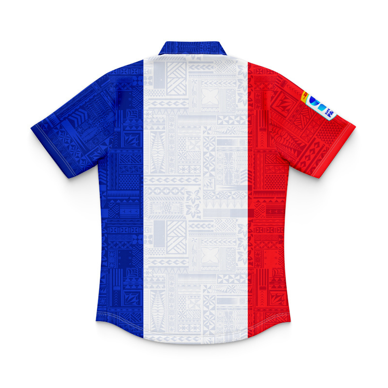 Kid's Moana Pasifika Super Rugby 2025 White Heritage Polo Jersey