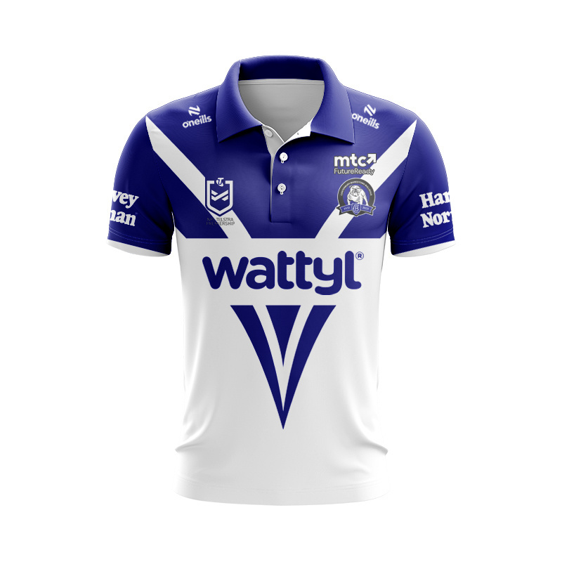 NRL Canterbury-Bankstown Bulldogs 2025 NRLW Polo Shirt