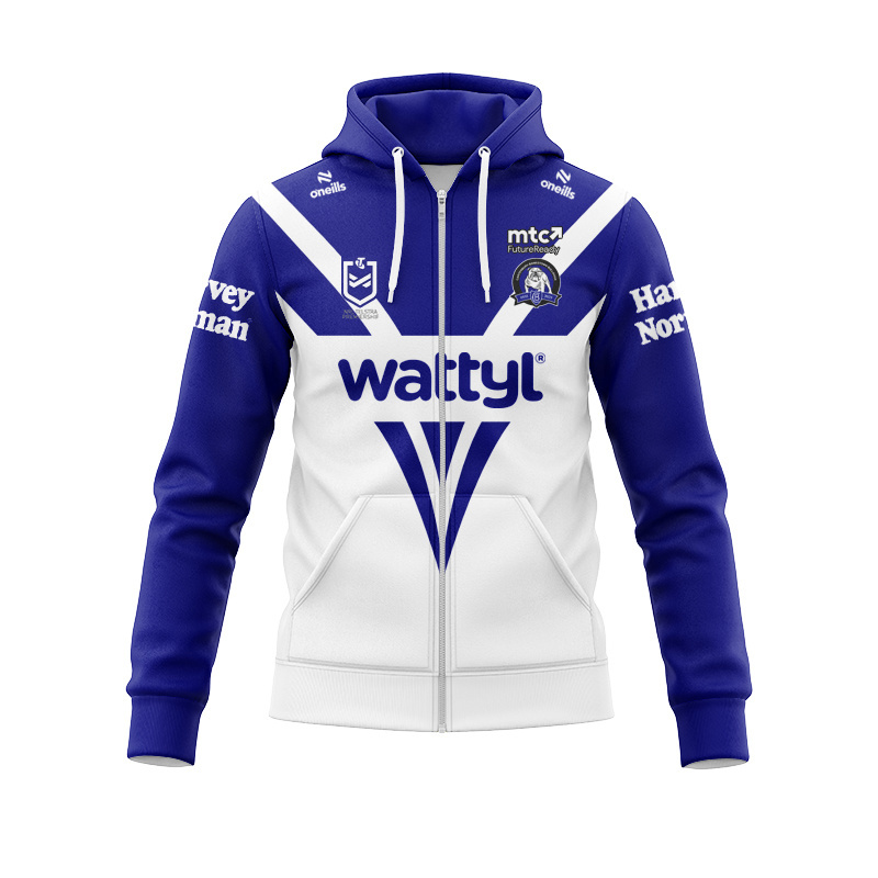 NRL Canterbury-Bankstown Bulldogs 2025 NRLW Zipper Hoodie