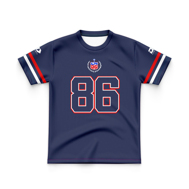 Kid's Toa Samoa Rugby League 2025 Oversized Navy Jersey