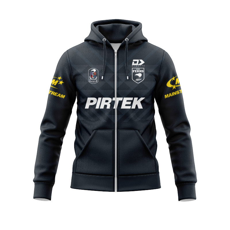 New Zealand Kiwis 2025 Replica Home Zipper Hoodie