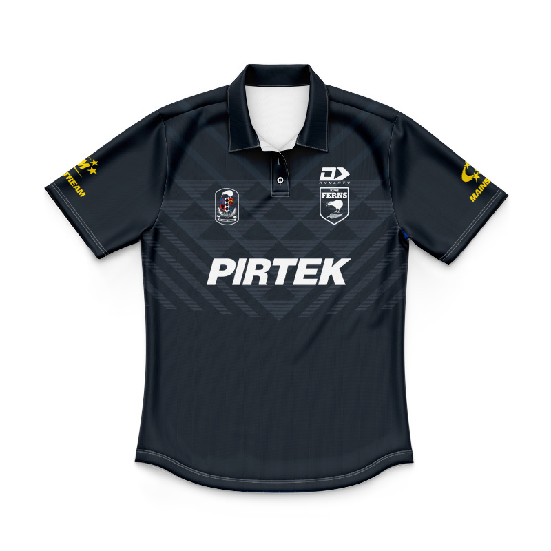 Kid's New Zealand Kiwis 2025 Replica Home Polo Jersey