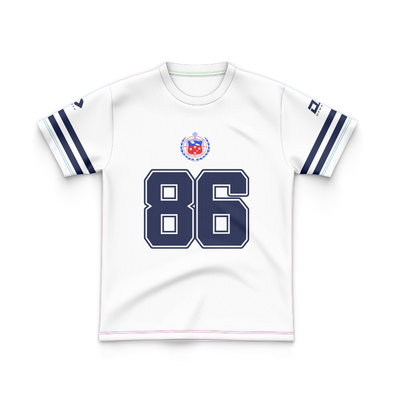 Kid's Toa Samoa Rugby League 2025 Oversized White Jersey