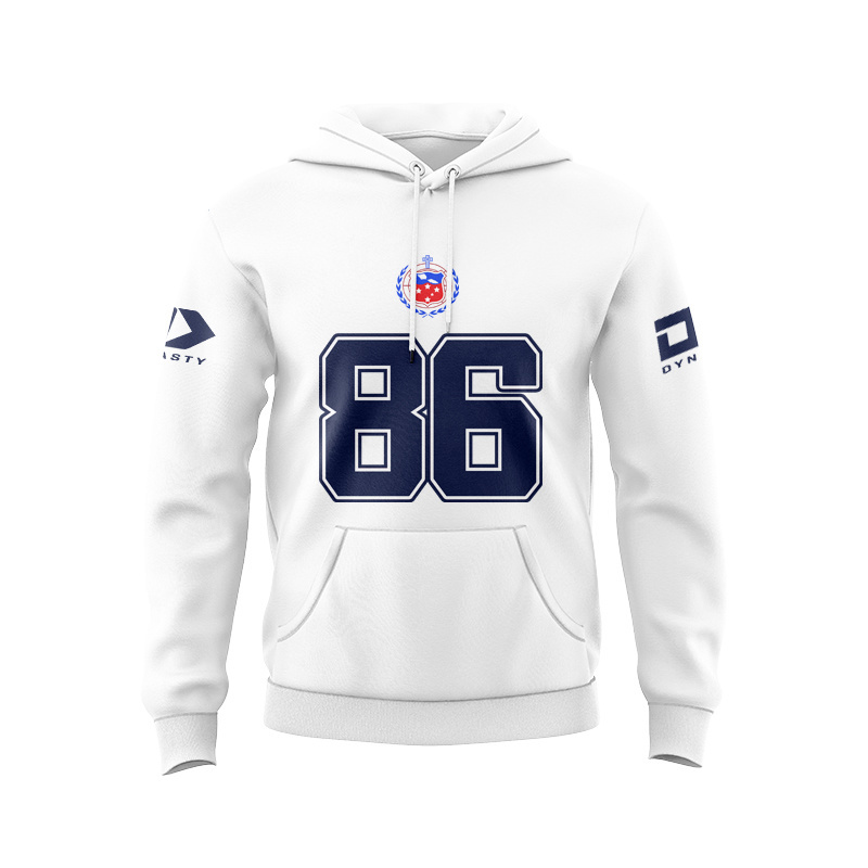 Toa Samoa Rugby League 2025 Oversized White Sport Hoodie