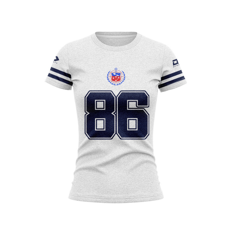 Women's Toa Samoa Rugby League 2025 Oversized White Jersey