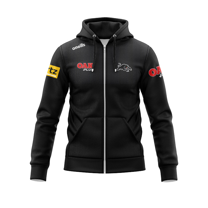 NRL Penrith Panthers 2021 Media Zipper Hoodie