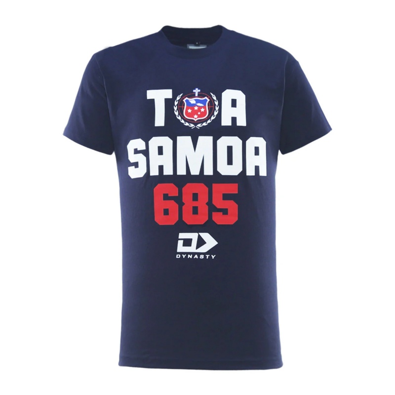 Tonga Rugby League 2025 Navy Graphic Tee