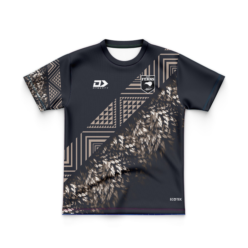 Kid's New Zealand Kiwis 2025 Captains Run Jersey
