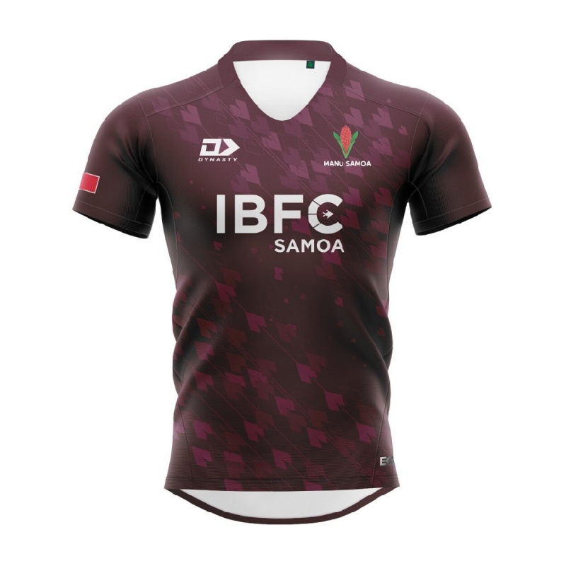 Manu Samoa 2025 Maroon Training Jersey