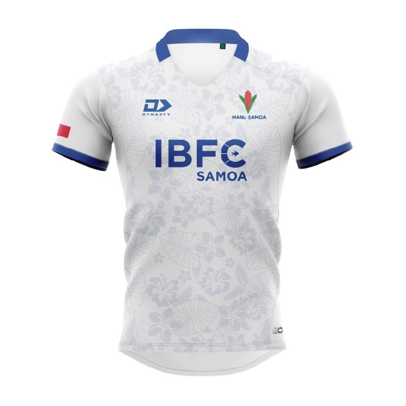 Manu Samoa 2025 White Away Jersey