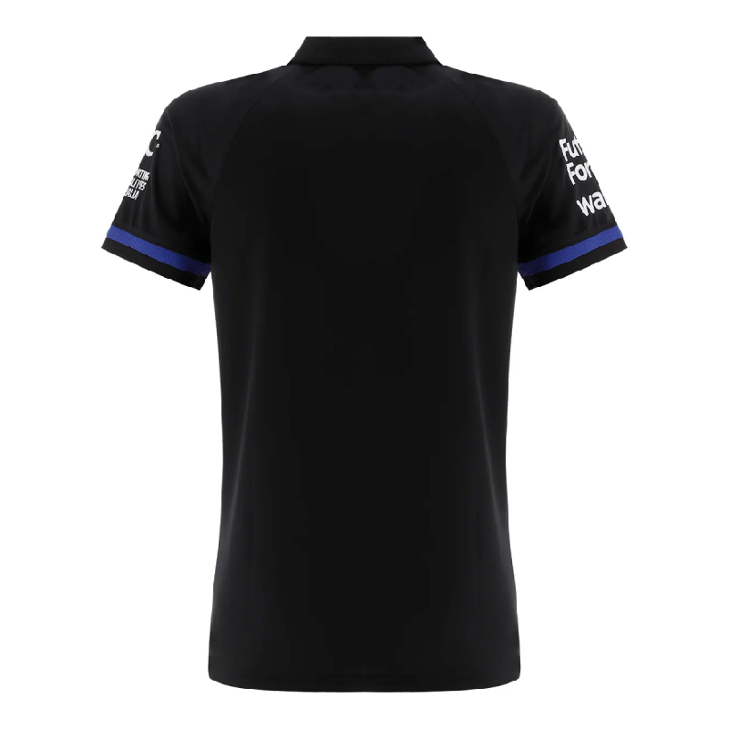 Women's NRL Canterbury-Bankstown Bulldogs 2026 Black Media Polo Shirt