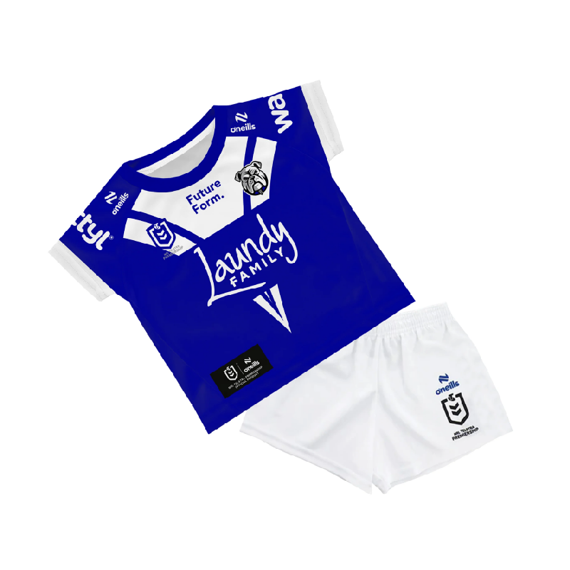 Kid's NRL Canterbury-Bankstown Bulldogs 2026 Away Jersey+Shorts