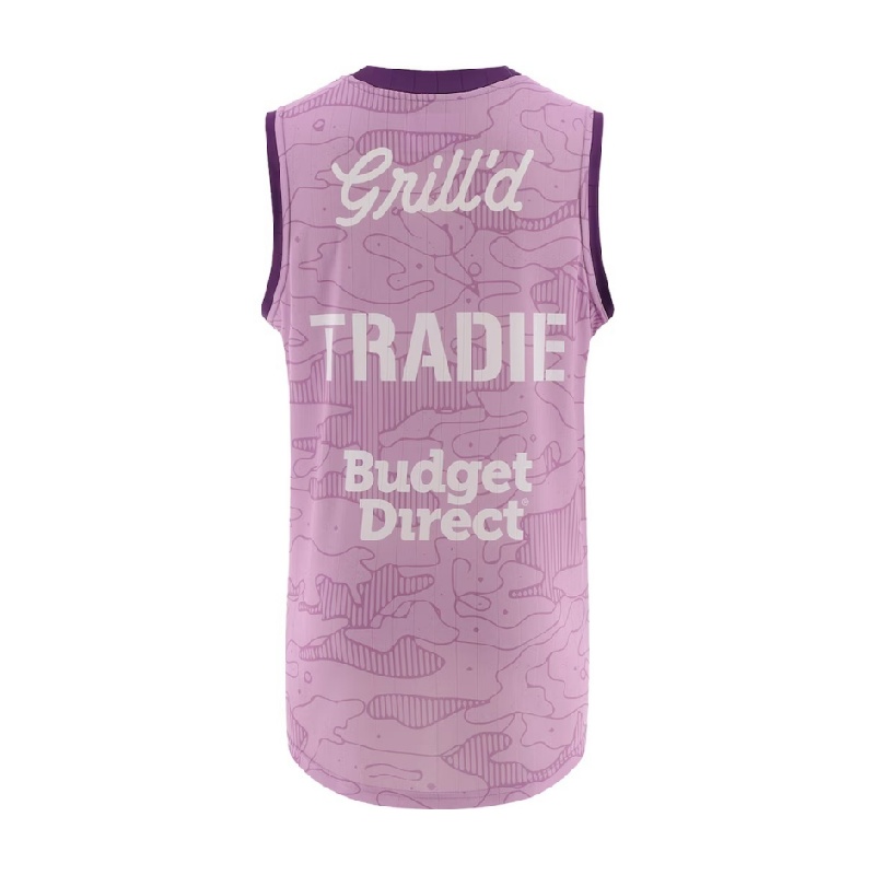 NRL Melbourne Storm 2026 Lilac Training Singlet