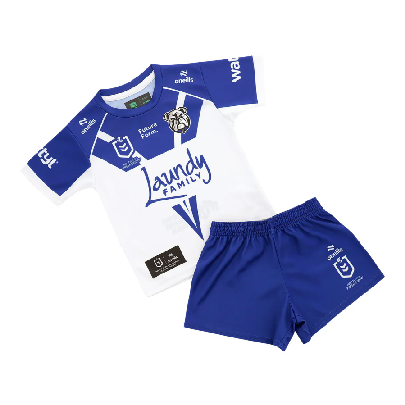 Kid's NRL Canterbury-Bankstown Bulldogs 2026 Home Jersey+Shorts