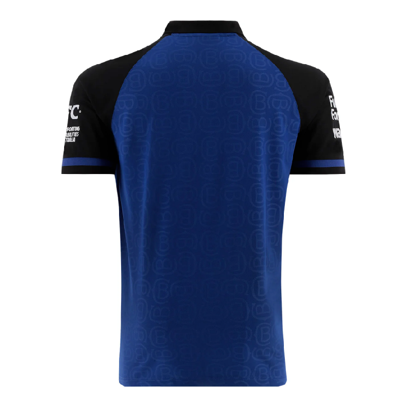 NRL Canterbury-Bankstown Bulldogs 2026 Blue Media Polo Shirt