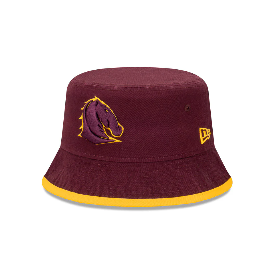Brisbane Broncos Trim Maroon Bucket Hat