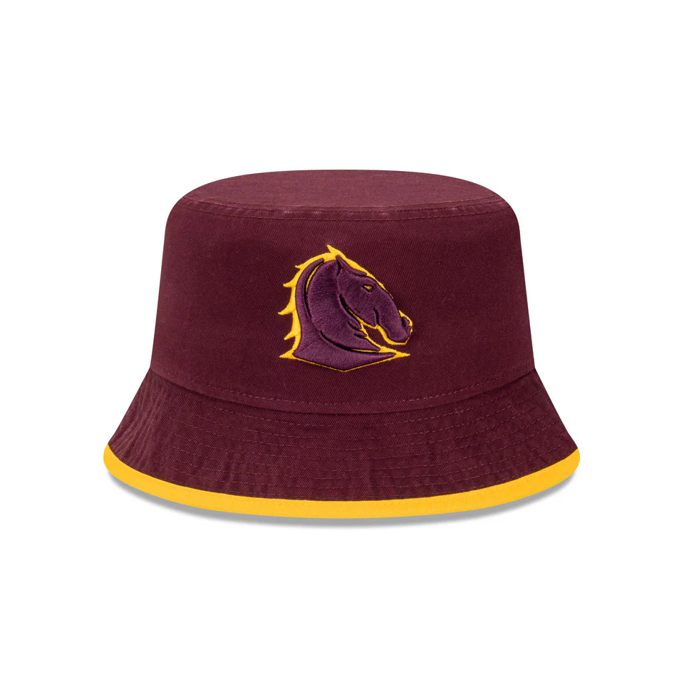 Brisbane Broncos Trim Maroon Bucket Hat