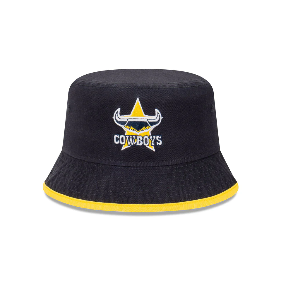 North Queensland Cowboys Bucket Trim Navy Bucket Hat
