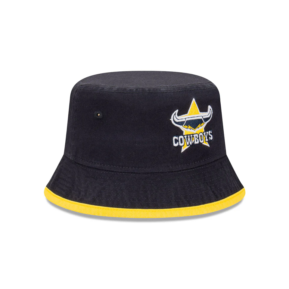 North Queensland Cowboys Bucket Trim Navy Bucket Hat