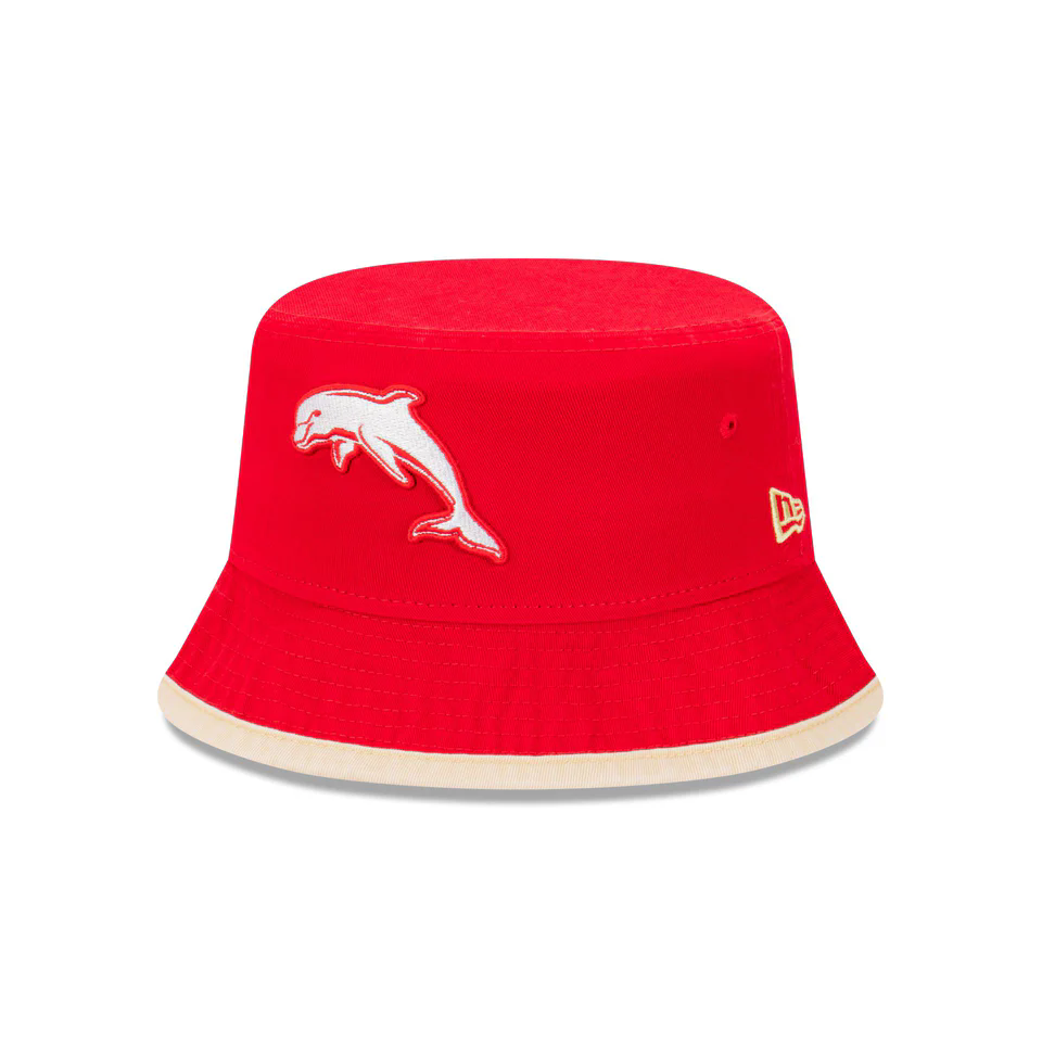 Dolphins New Era NRL Team Colours Bucket Hat