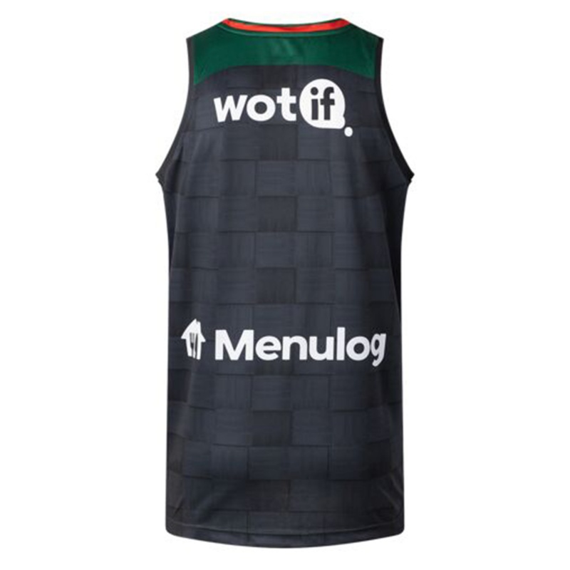 NRL South Sydney Rabbitohs 2026 Black Training Singlet