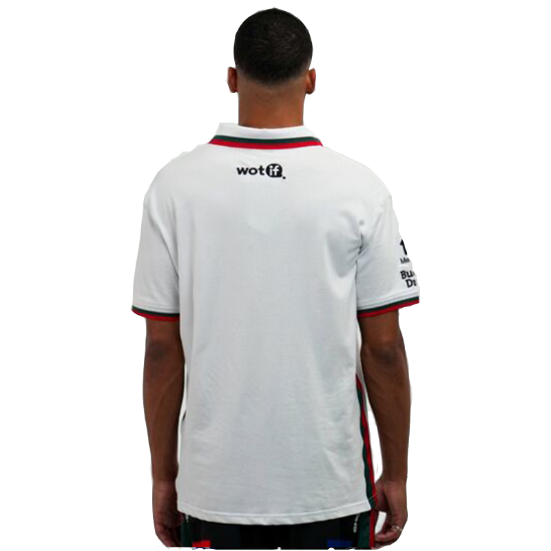 NRL South Sydney Rabbitohs 2026 White Media Polo Shirt