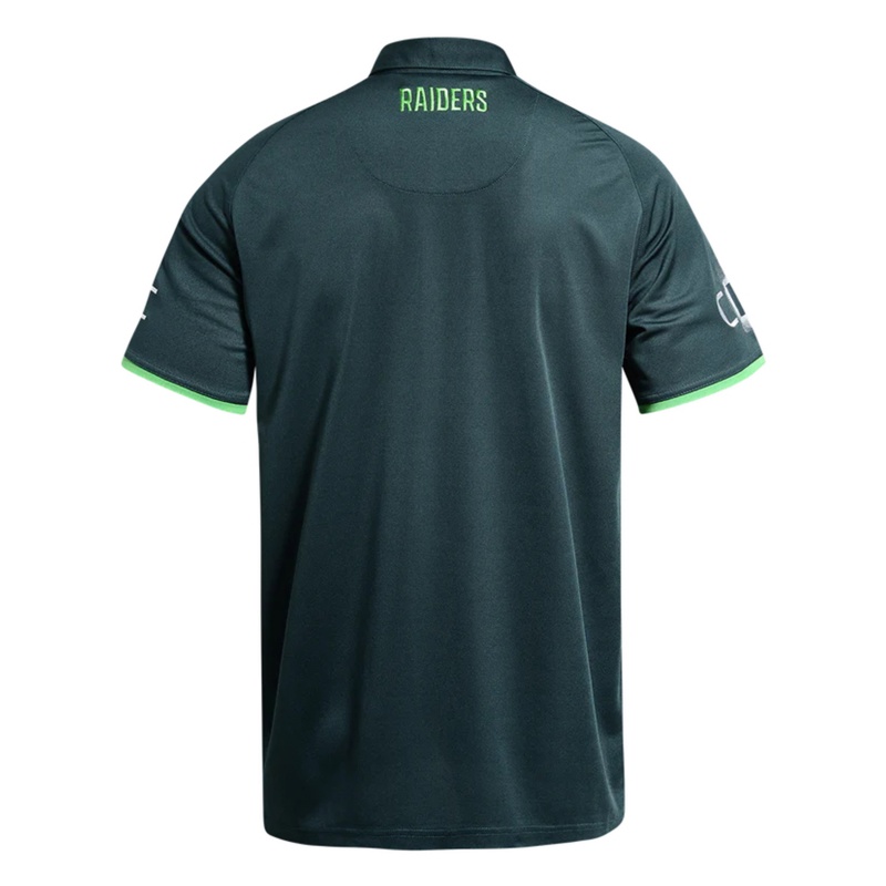 NRL Canberra Raiders 2026 Green Daintree Polo Shirt