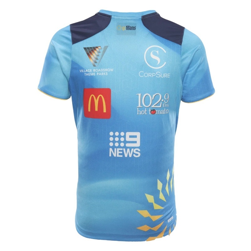 NRL Gold Coast Titans 2026 Cyan Training Jersey