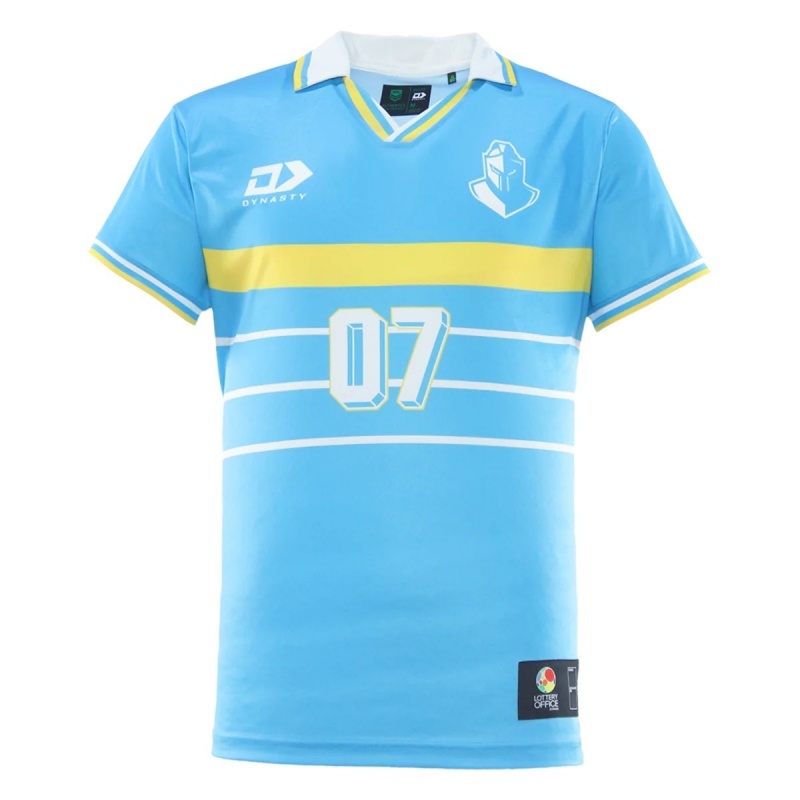 NRL Gold Coast Titans 2026 Retro Football Cyan Jersey