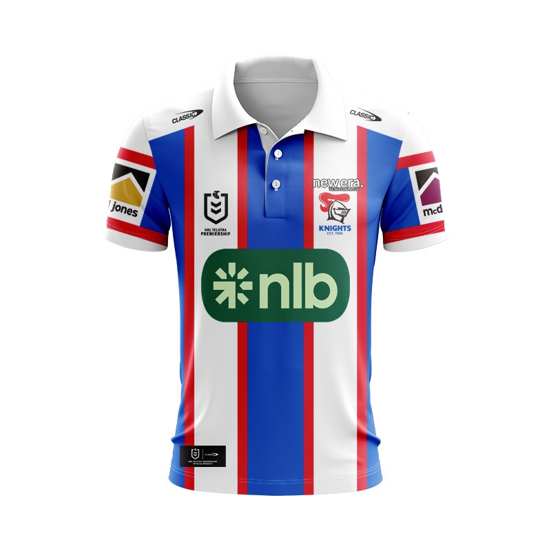 NRL Newcastle Knights 2026 Away Polo Shirt
