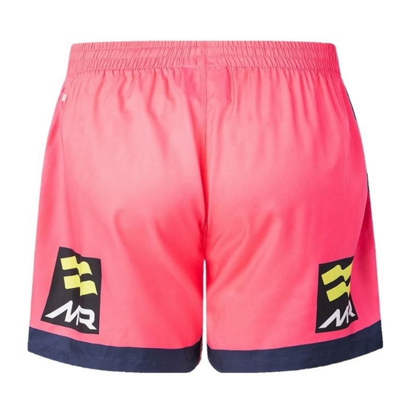 NRL Dolphins 2026 Pink Gym Shorts