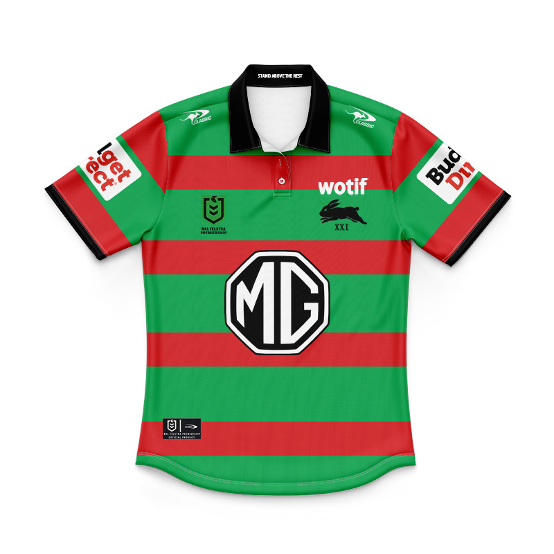 Kid's NRL South Sydney Rabbitohs 2026 Home Polo Jersey