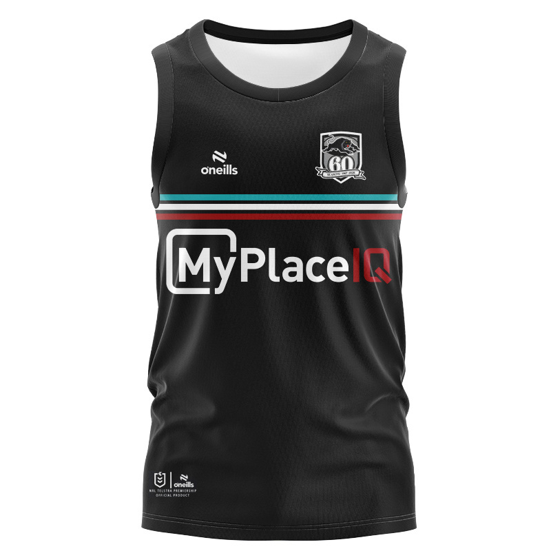 NRL Penrith Panthers 2026 Black Training Singlet