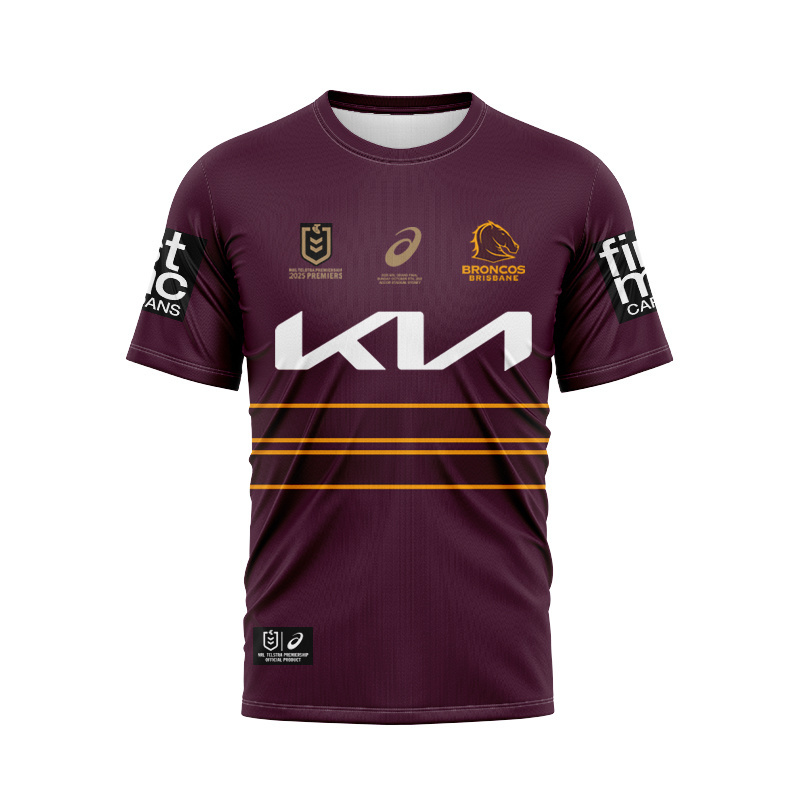 NRL Brisbane Broncos 2025 Premiers Home Tee