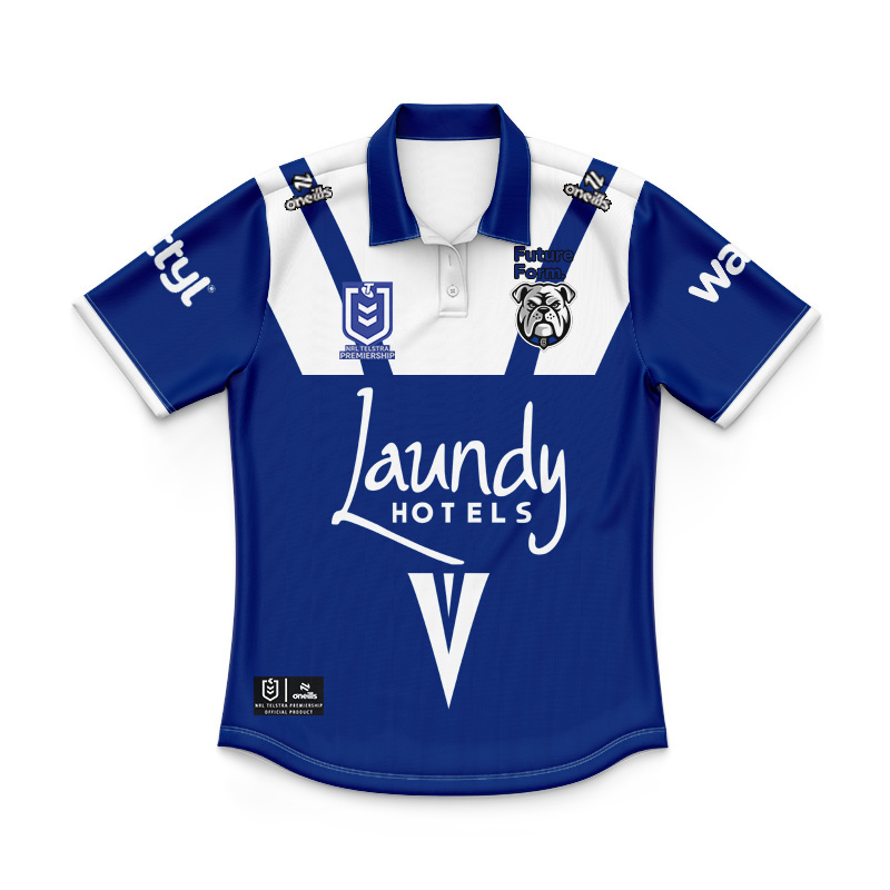 Kid's NRL Canterbury-Bankstown Bulldogs 2026 Away Polo Jersey
