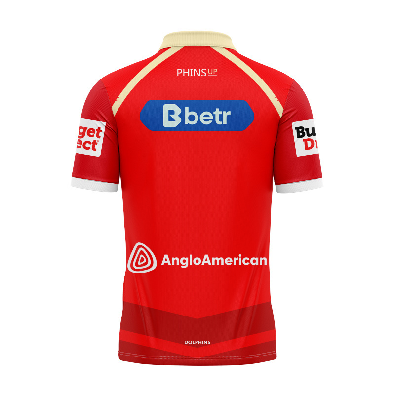 NRL Dolphins 2026 Home Polo Shirt