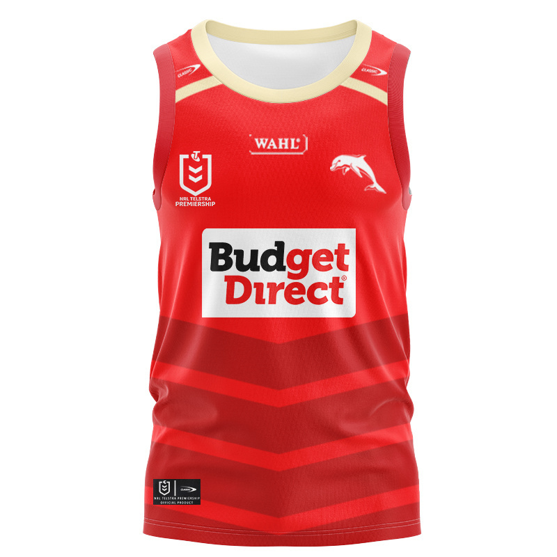 NRL Dolphins 2026 Home Singlet
