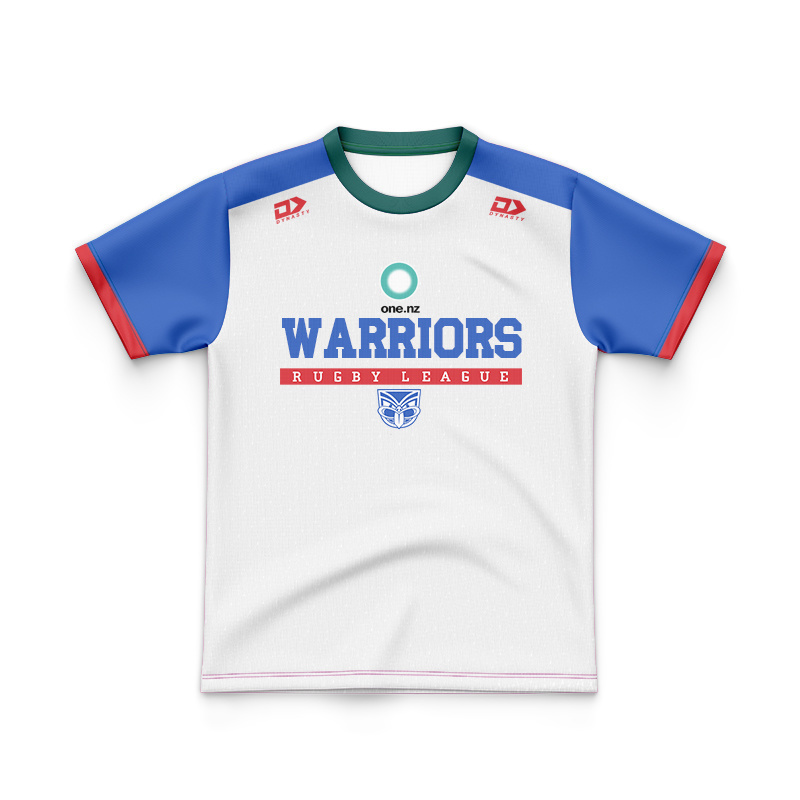 Kid's NRL New Zealand Warriors 2026 Away Green Training Jersey