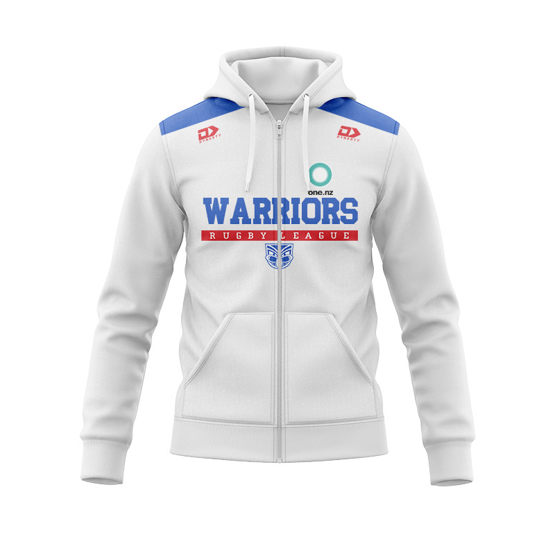 NRL New Zealand Warriors 2026 Away Green Training Zipper Hoodie