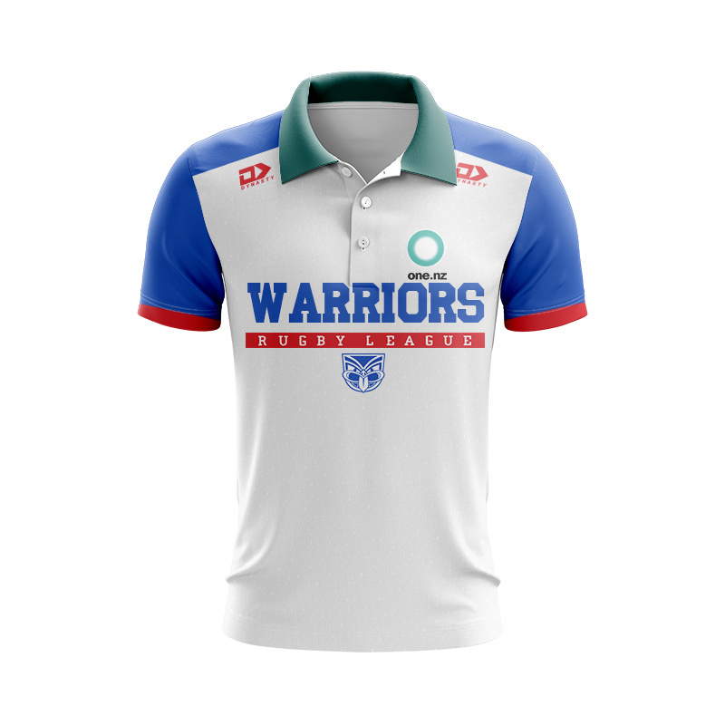 NRL New Zealand Warriors 2026 Away Green Training Polo Jersey