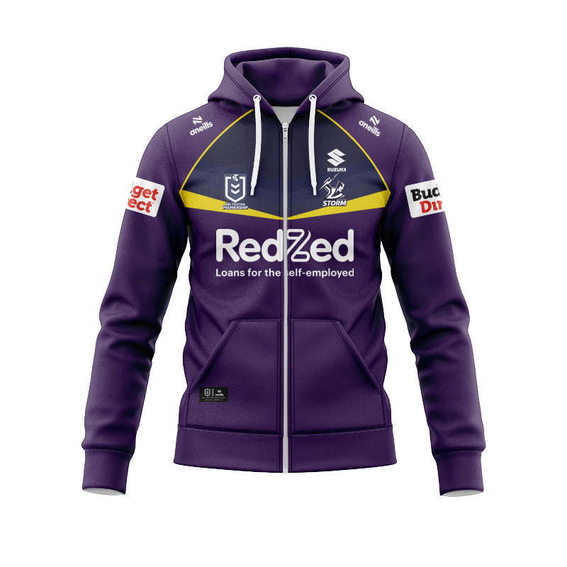 NRL Melbourne Storm 2026 Home Zipper Hoodie