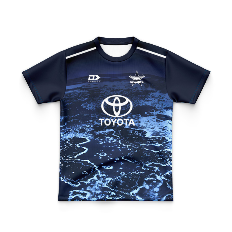 Kid's NRL North Queensland Cowboys 2026 Warm Up Jersey
