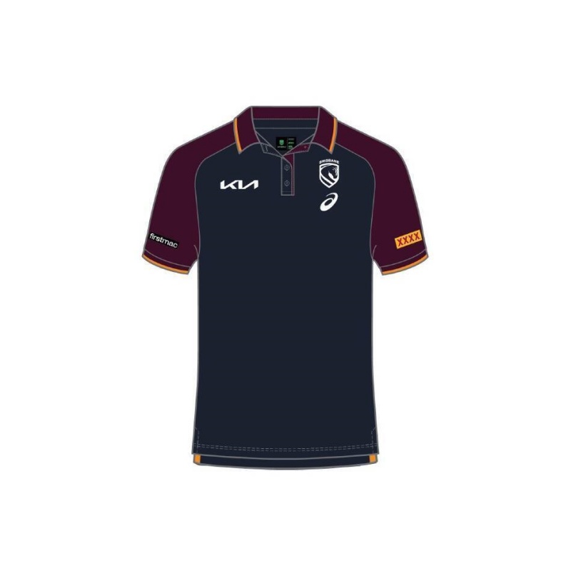 Women's NRL Brisbane Broncos 2026 Team Polo Shirt