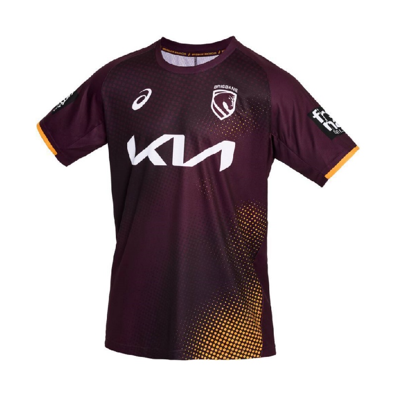 NRL Brisbane Broncos 2026 Maroon Training Jersey