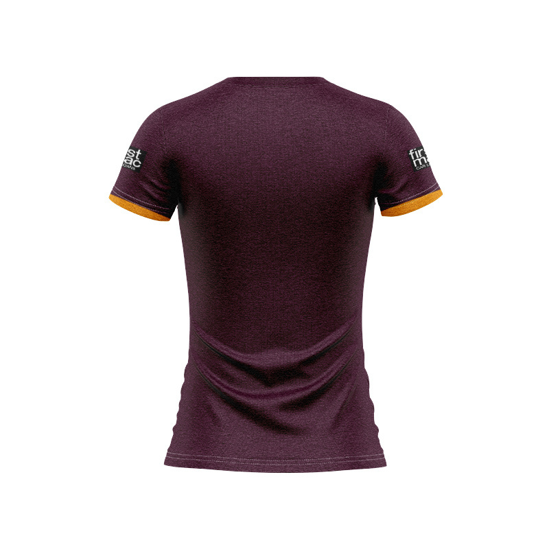 Women's NRL Brisbane Broncos 2026 Maroon Training Jersey