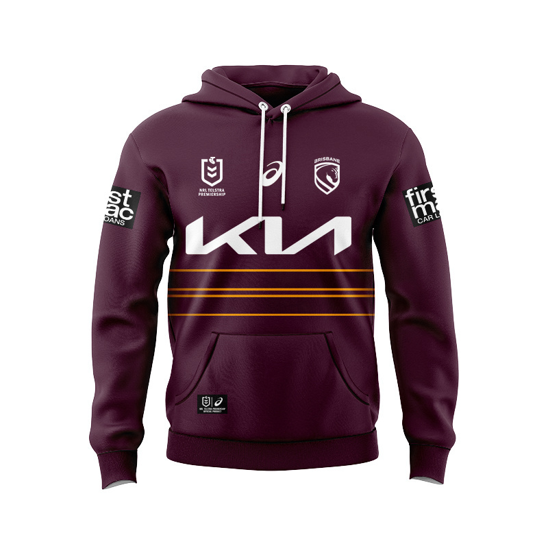 NRL Brisbane Broncos 2026 Home Sport Hoodie